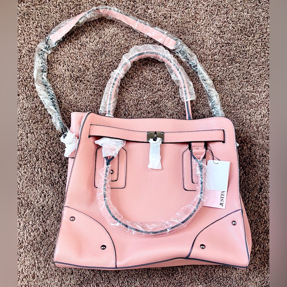 NWT Just Fab Pink Purse